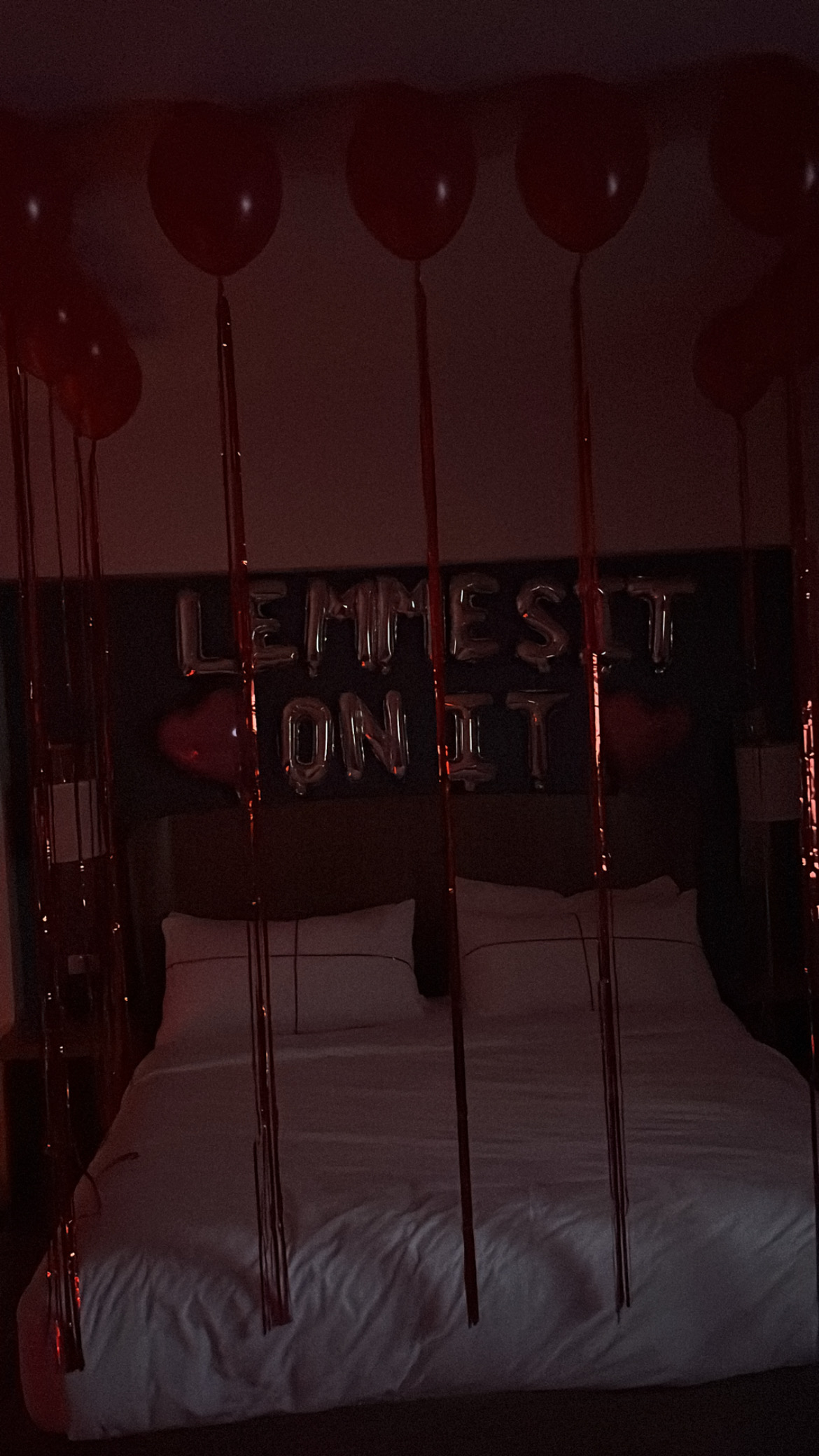 Romantic date night bedroom setup by Lovelee LuxDecor